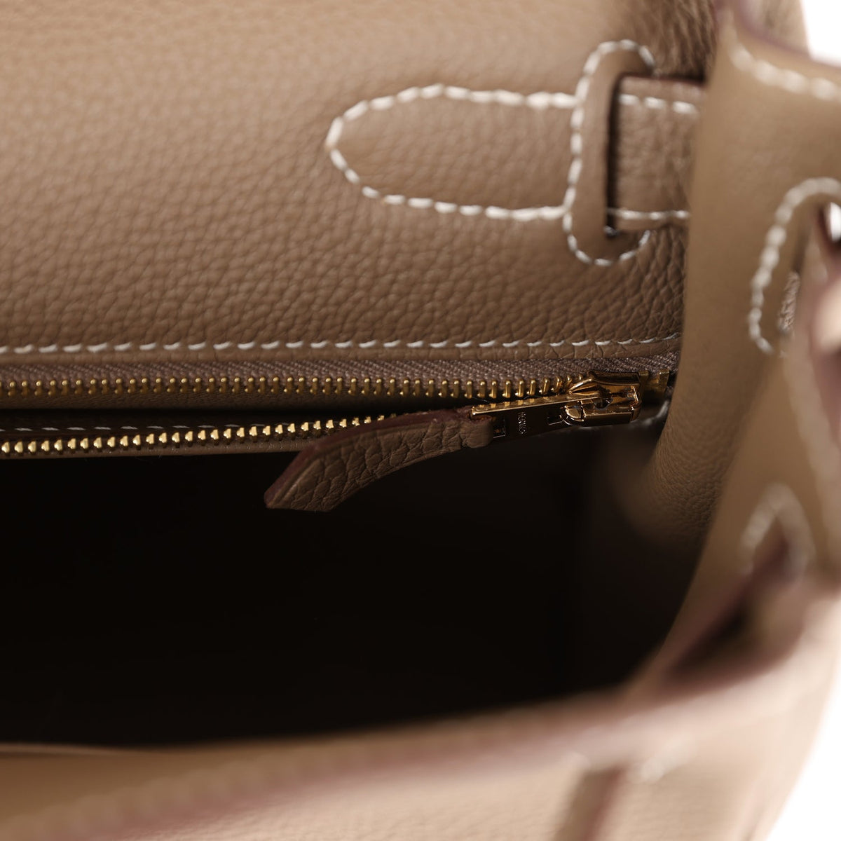 Hermès Kelly Retourne 28 Etoupe Togo Gold Hardware