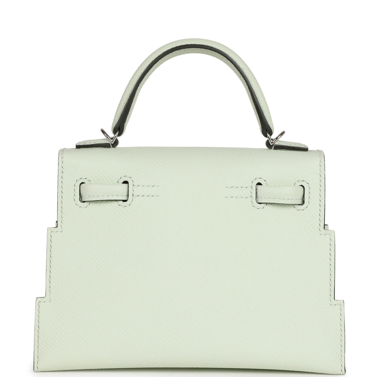 Hermès "Quelle Idolle" Picto Kelly Doll Vert Fizz Epsom Palladium Hardware