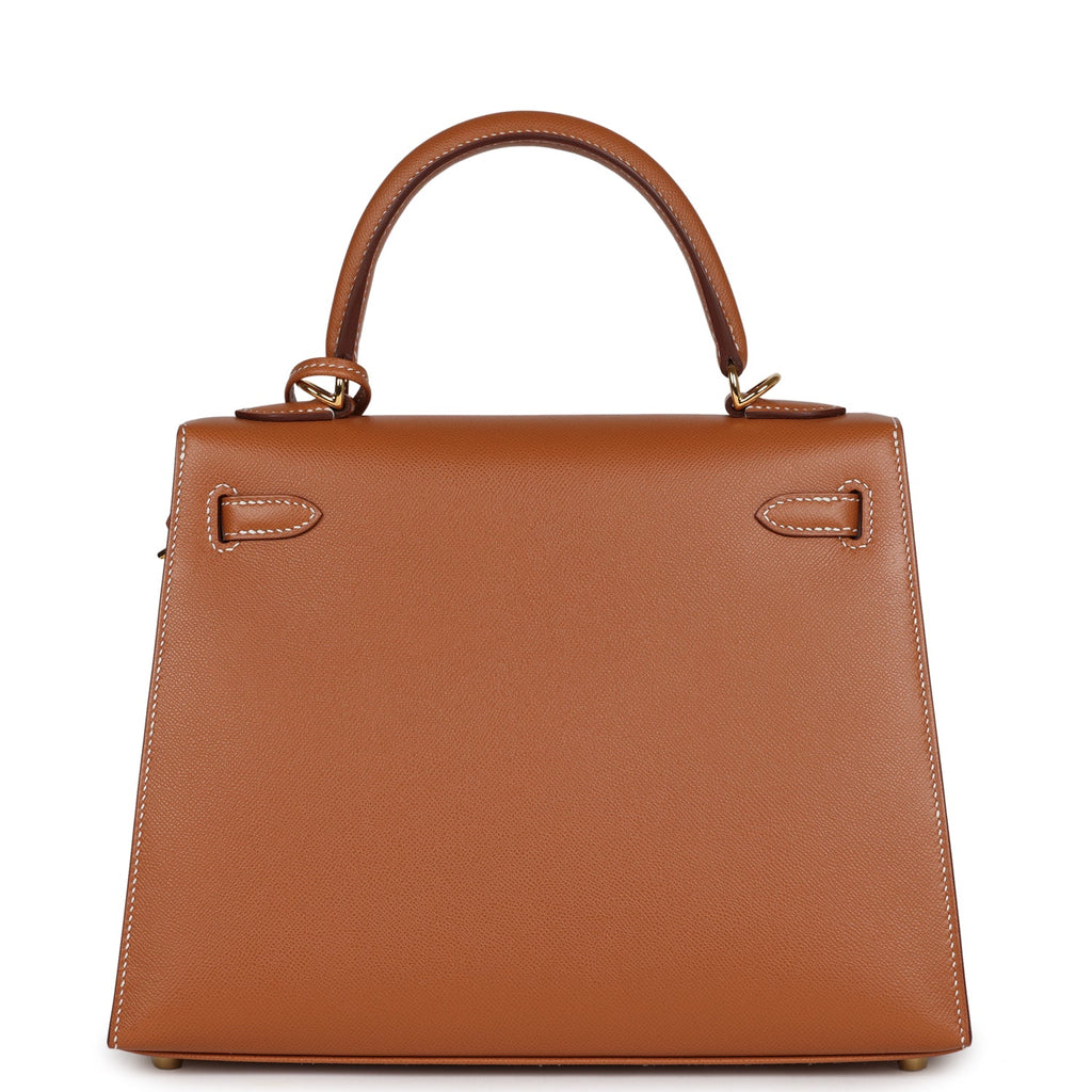 Hermès Kelly Sellier 25 Gold Madame Gold Hardware