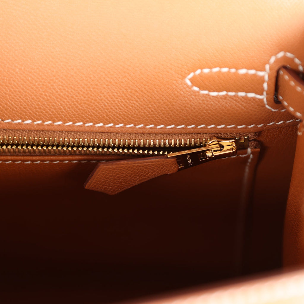 Hermès Kelly Sellier 25 Gold Madame Gold Hardware