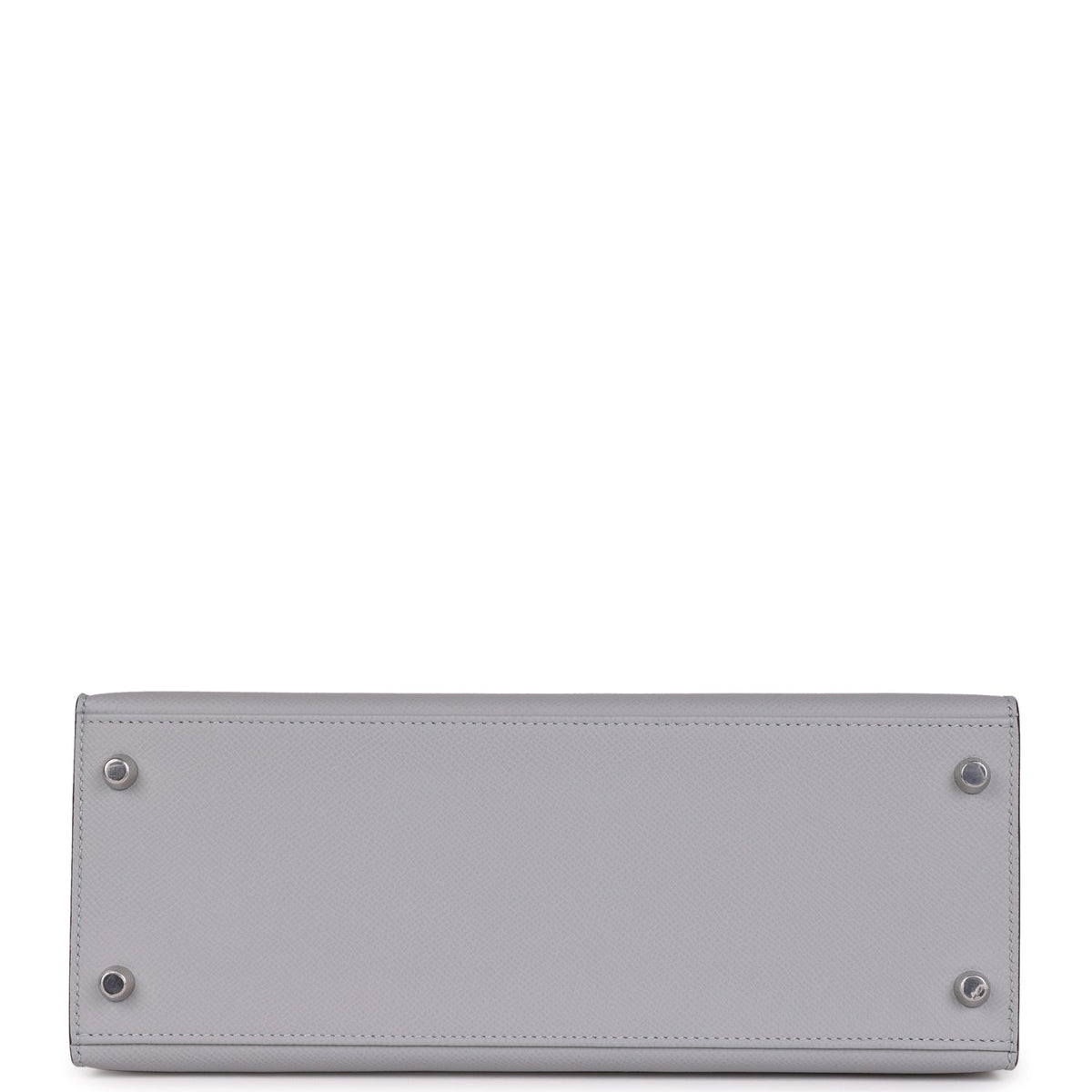 Hermès Special Order (HSS) Kelly Sellier 28 Bleu Glacier Verso Epsom Brushed Palladium Hardware