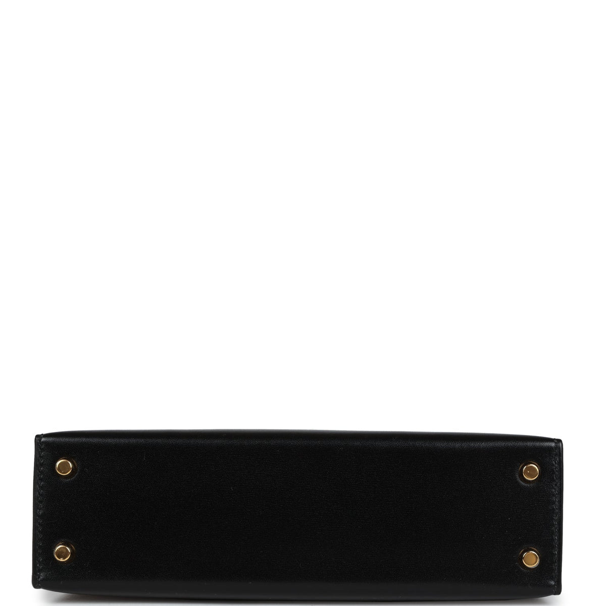 Hermès Kelly Sellier 20 Black Box Gold Hardware