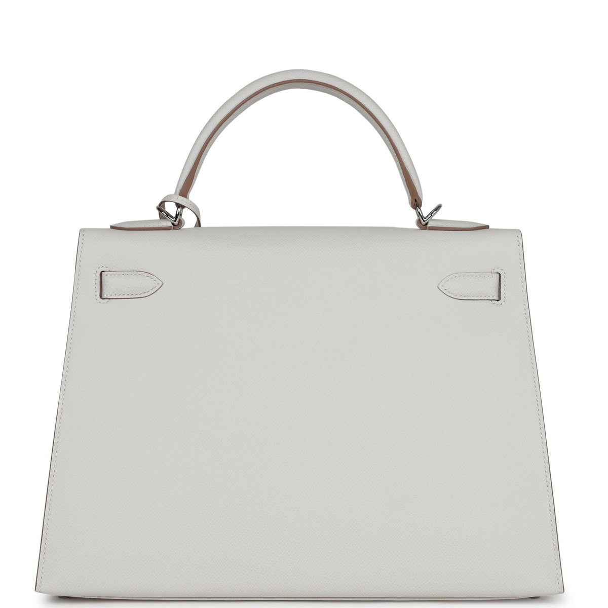 Hermès Kelly Sellier 32 Gris Pale Epsom Palladium Hardware