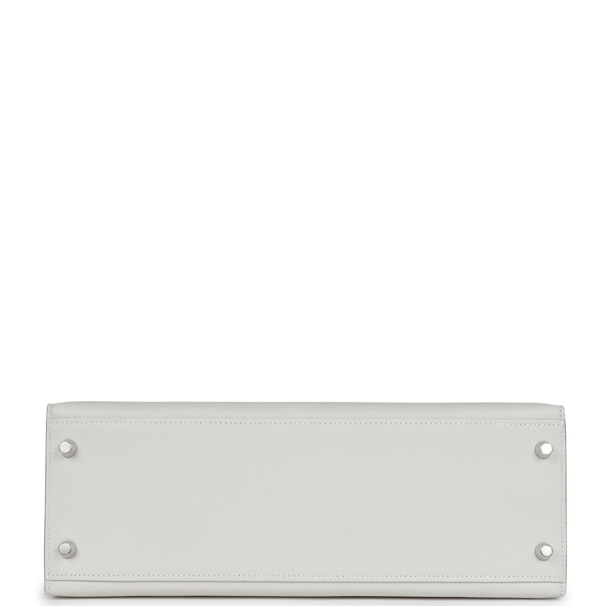 Hermès Kelly Sellier 32 Gris Pale Epsom Palladium Hardware