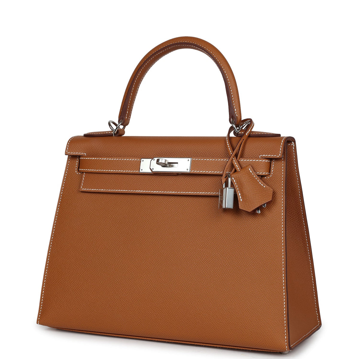 Hermès Kelly Sellier 28 Gold Epsom Palladium Hardware
