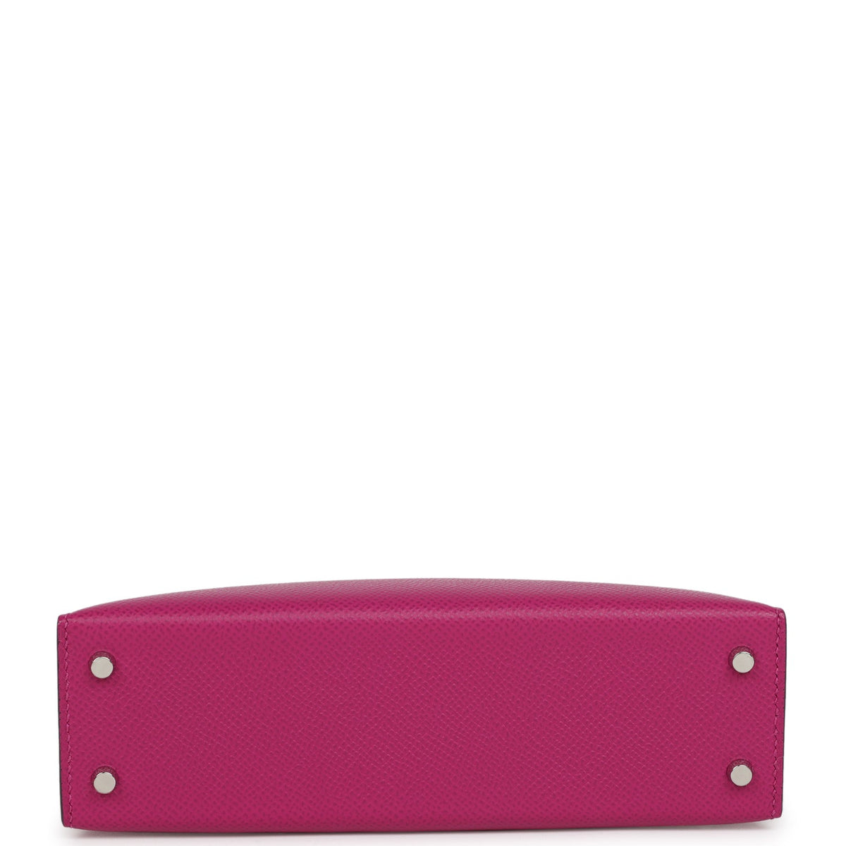 Hermès Special Order (HSS) Kelly Sellier 20 Rose Pourpre Verso Epsom Palladium Hardware
