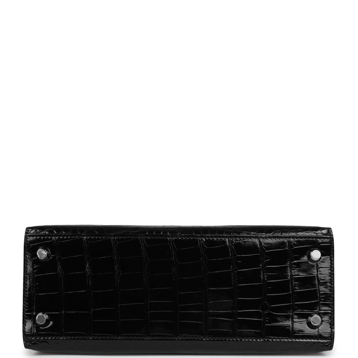 Hermès Kelly Sellier 25 Black Shiny Faux Leather Gold Hardware
