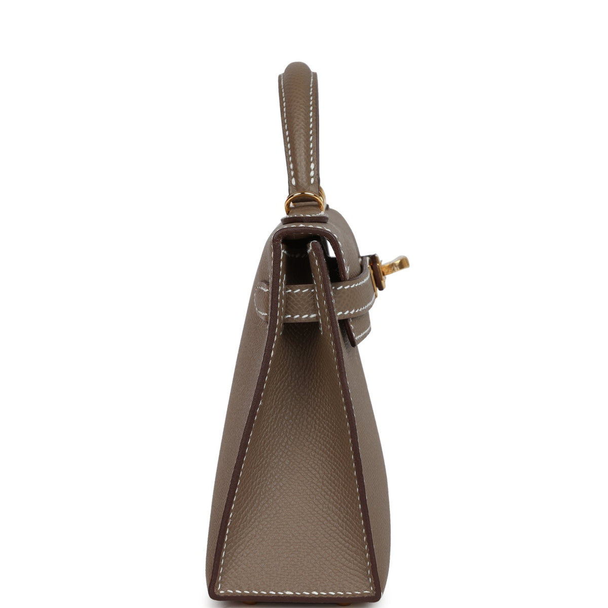 Hermès Kelly Sellier 20 Etoupe Epsom Gold Hardware