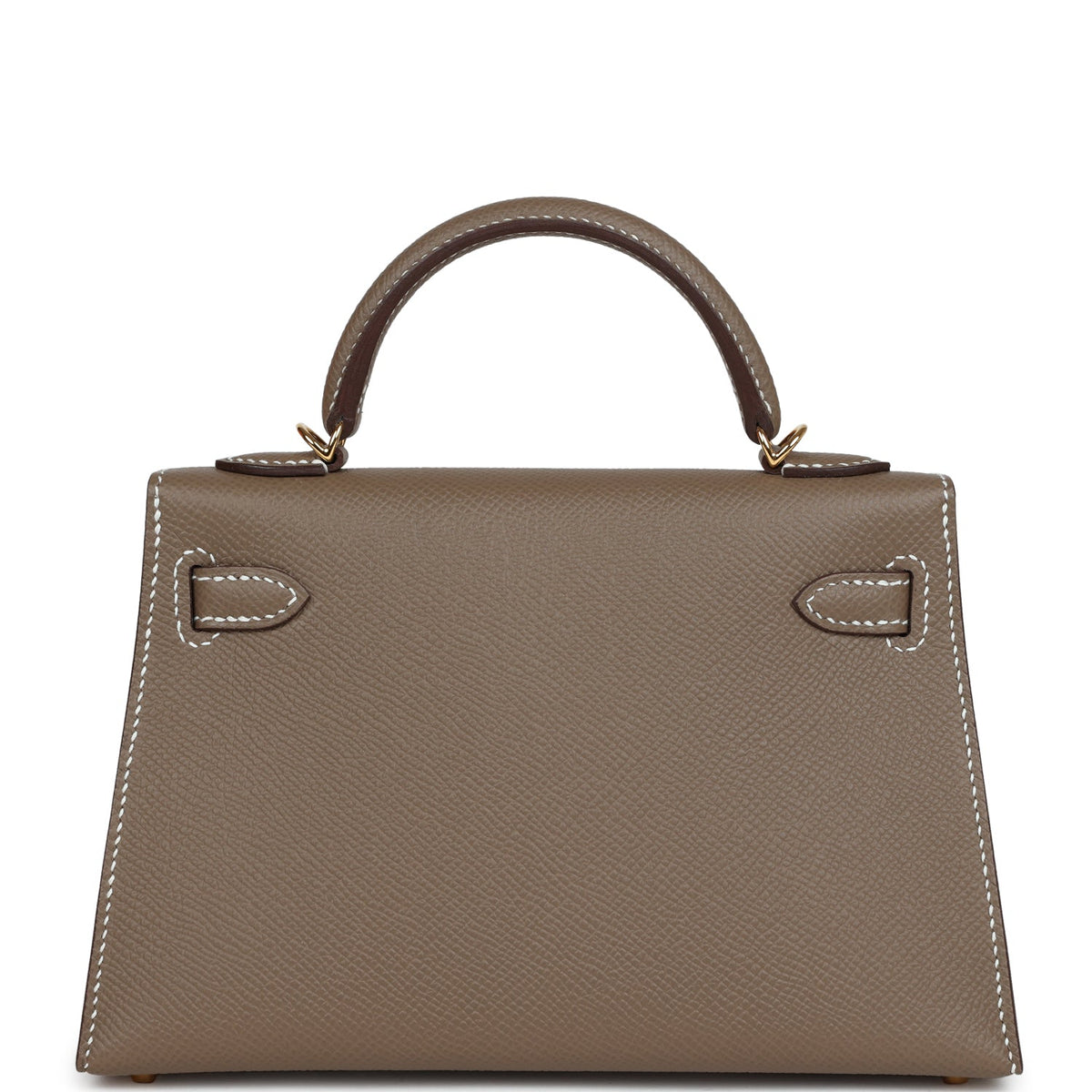 Hermès Kelly Sellier 20 Etoupe Epsom Gold Hardware