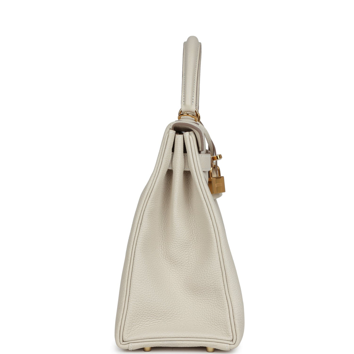 Hermès Kelly Retourne 32 Craie Togo Gold Hardware