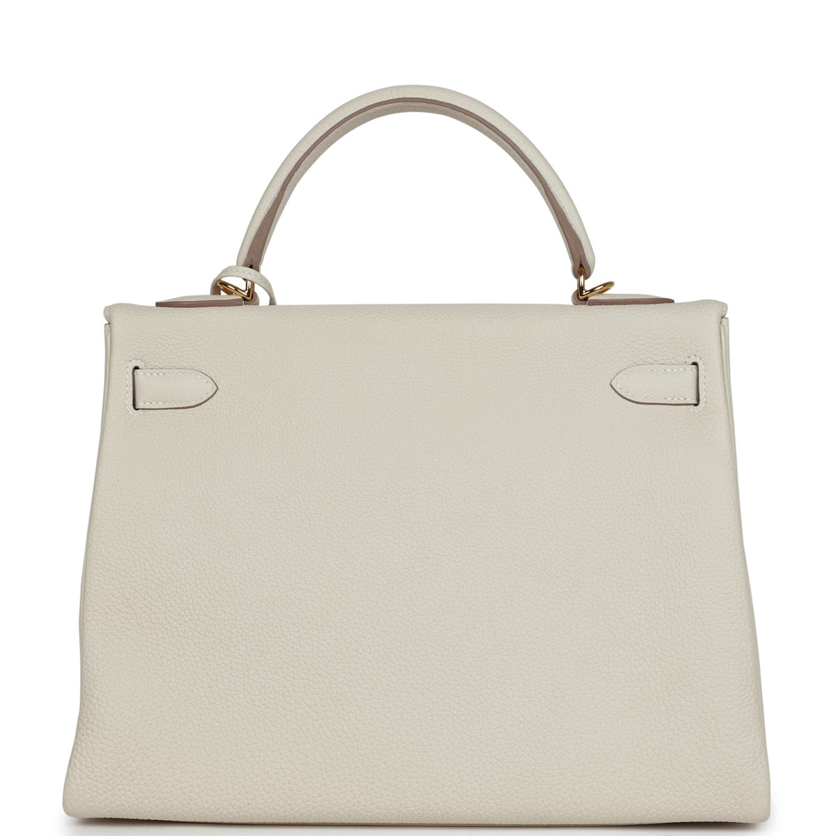 Hermès Kelly Retourne 32 Craie Togo Gold Hardware