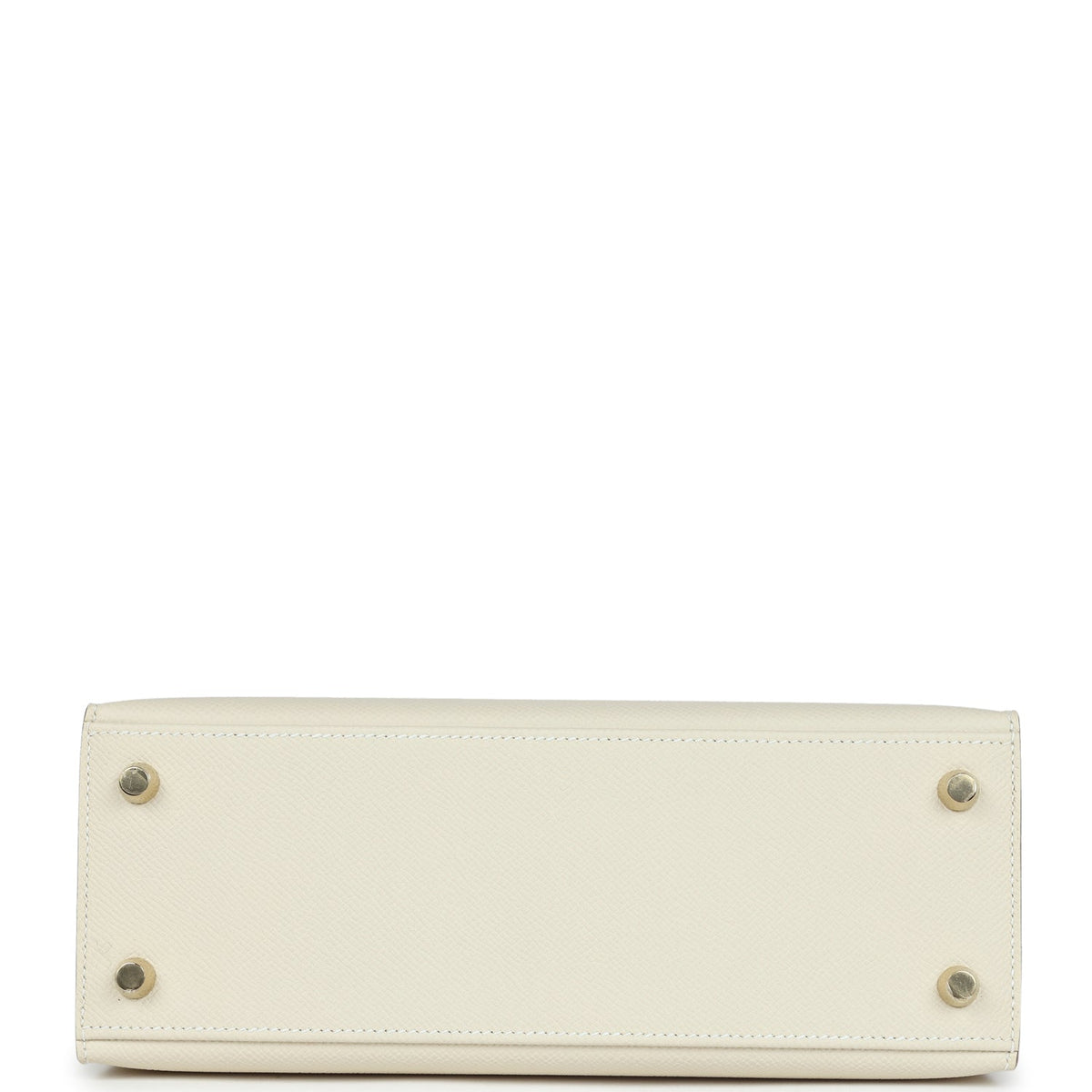 Hermès Kelly Sellier 25 Craie Epsom Gold Hardware