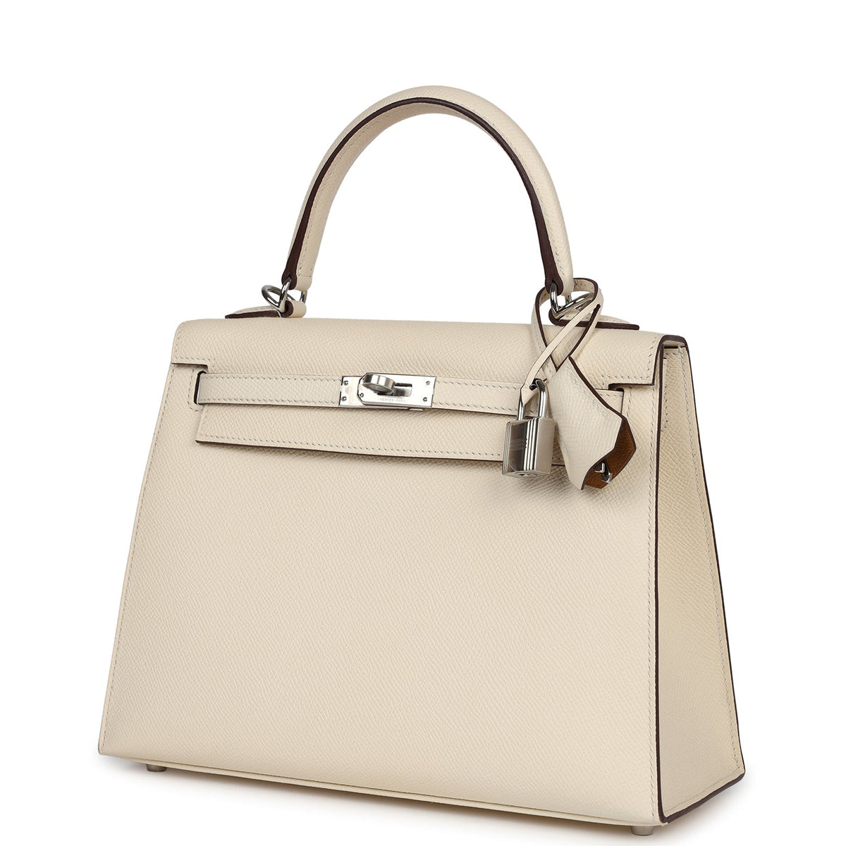 Hermès Kelly Sellier 25 Nata Epsom Gold Hardware
