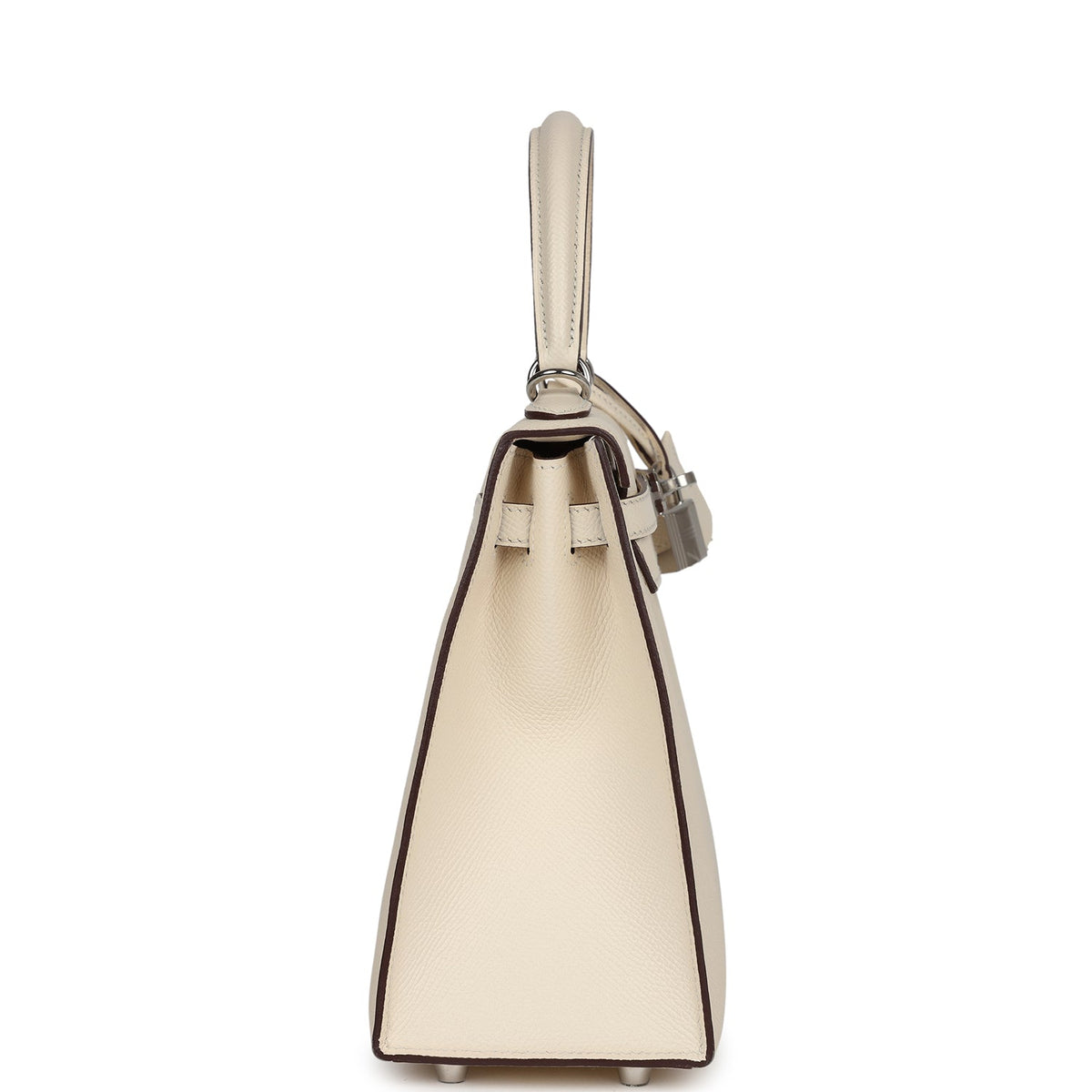 Hermès Kelly Sellier 25 Nata Epsom Gold Hardware