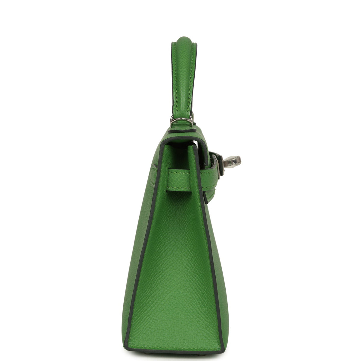 Hermès Kelly Sellier 20 Vert Yucca Epsom Palladium Hardware