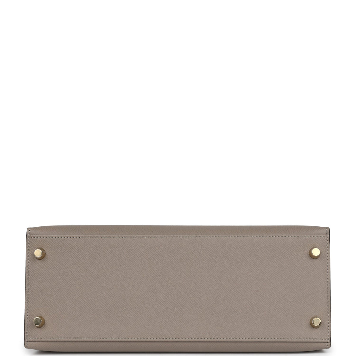 Hermès Special Order (HSS) Kelly Sellier 28 Gris Asphalte Verso Epsom Brushed Gold Hardware