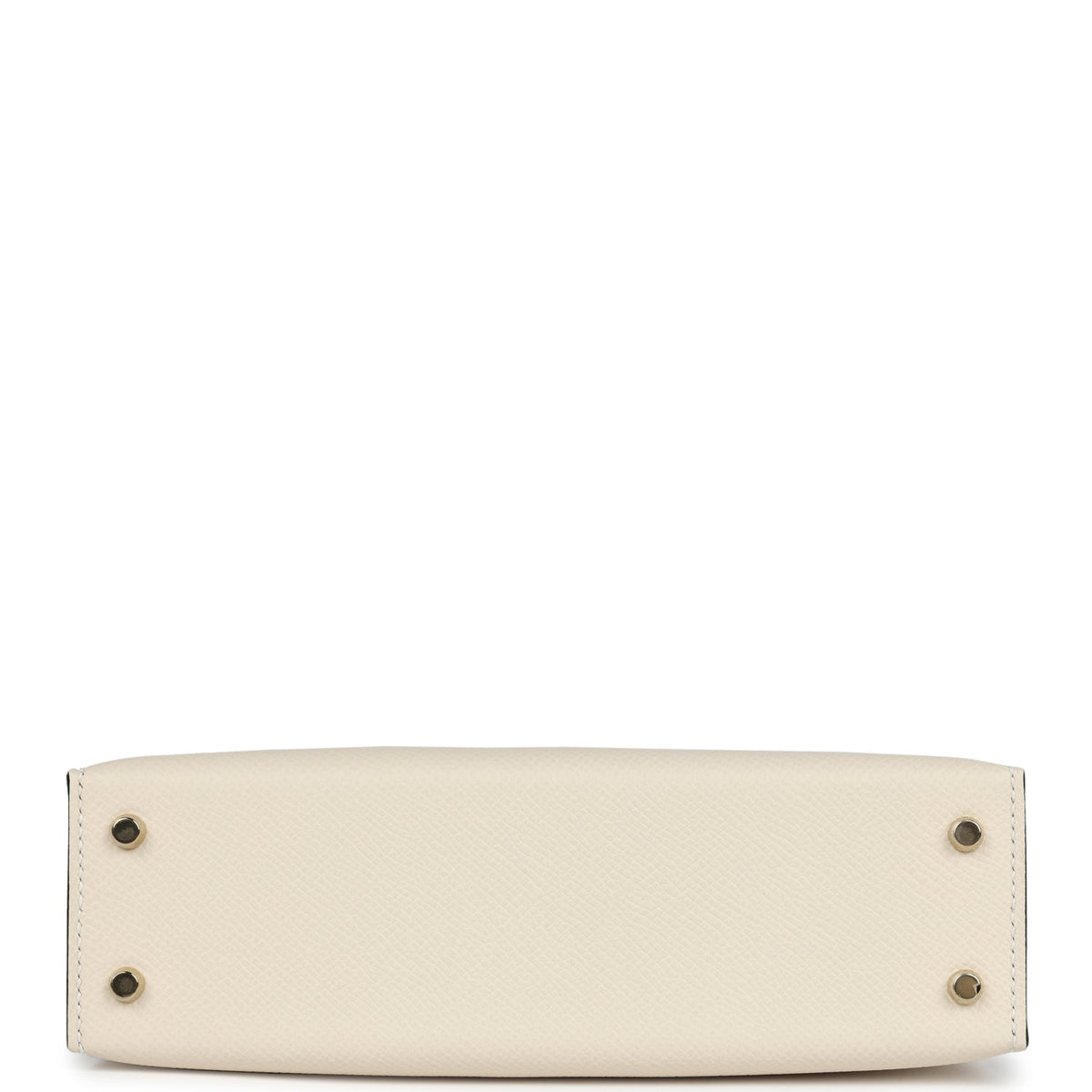 Hermès Special Order (HSS) Kelly Sellier 20 Craie and Black Epsom Permabrass Hardware