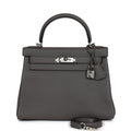 Hermès Kelly Retourne 28 Etain Togo Palladium Hardware