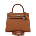 Hermès Kelly Retourne 25 Gold Togo Gold Hardware