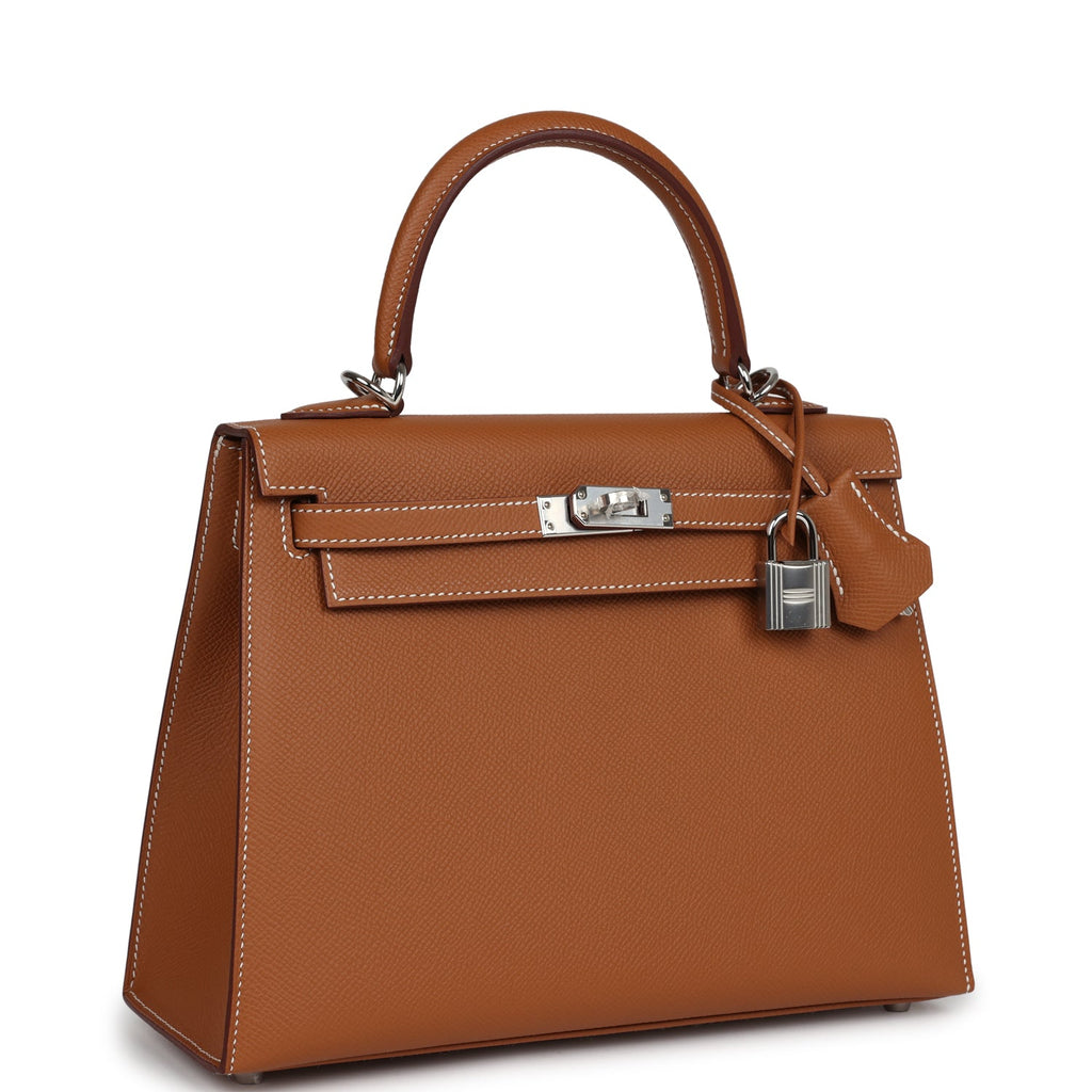 Hermès Kelly Retourne 25 Gold Togo Gold Hardware