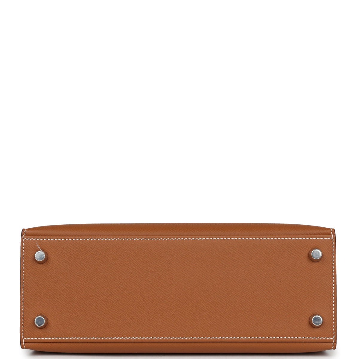 Hermès Kelly Sellier 25 Gold Epsom Palladium Hardware