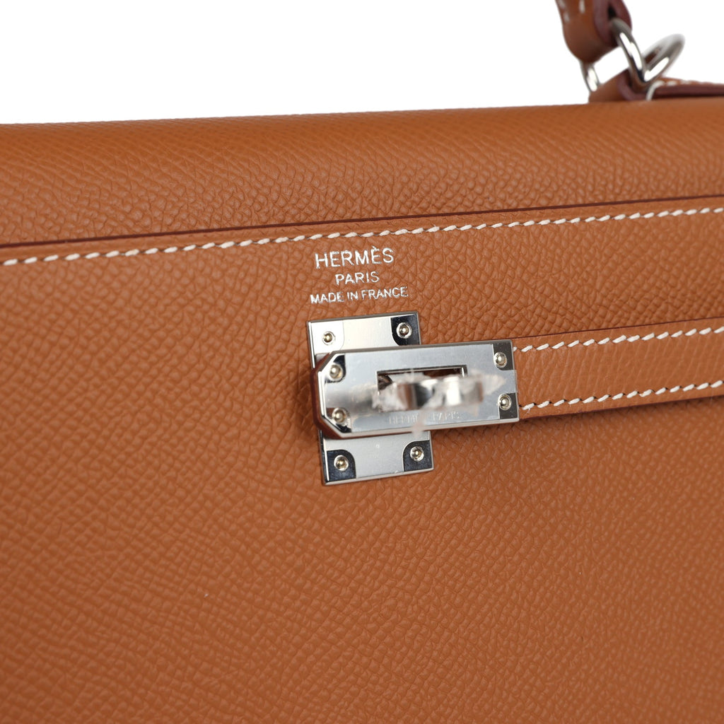 Hermès Kelly Retourne 25 Gold Togo Gold Hardware
