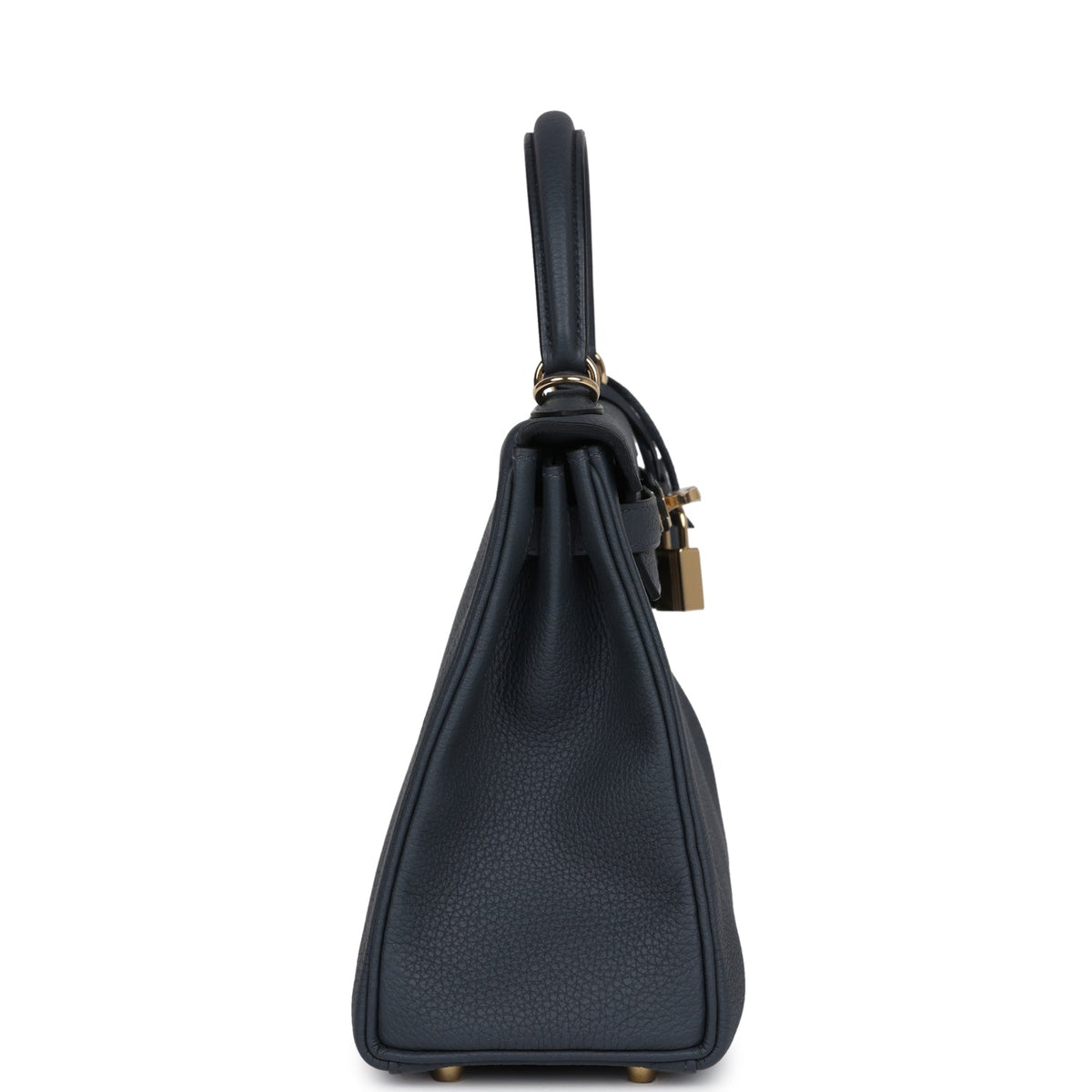 Hermès Kelly Retourne 25 Gris Misty Togo Permabrass Hardware