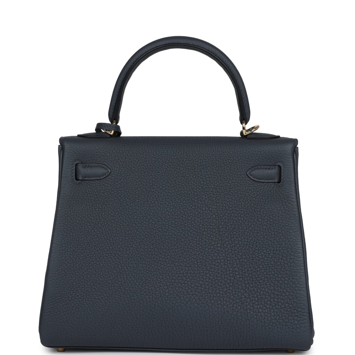 Hermès Kelly Retourne 25 Gris Misty Togo Permabrass Hardware
