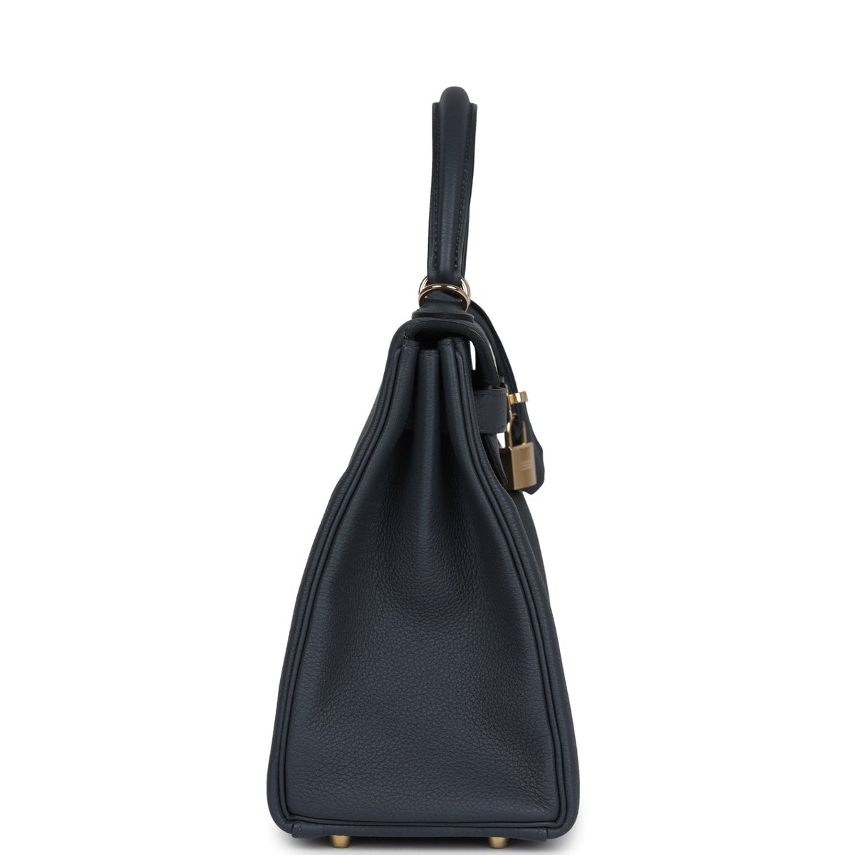 Hermès Kelly Retourne 28 Gris Misty Togo Permabrass Hardware