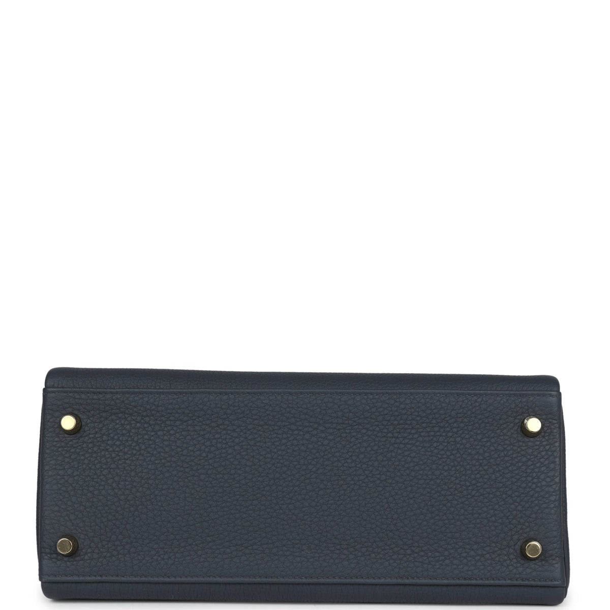 Hermès Kelly Retourne 28 Gris Misty Togo Permabrass Hardware