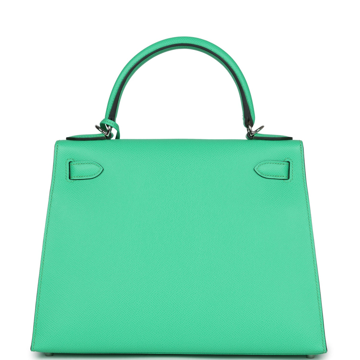 Hermès Kelly Sellier 28 Vert Comics Epsom Palladium Hardware