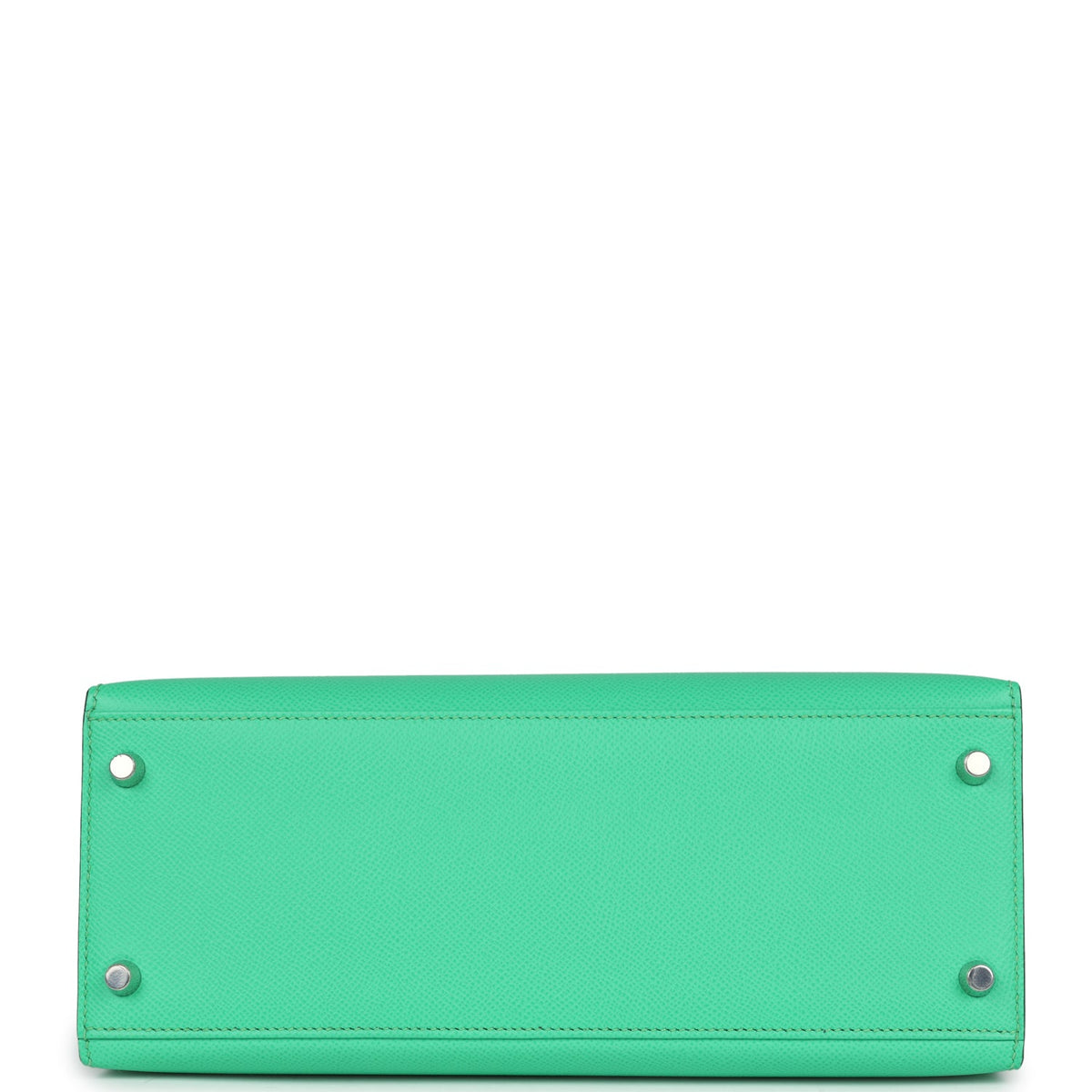 Hermès Kelly Sellier 28 Vert Comics Epsom Palladium Hardware