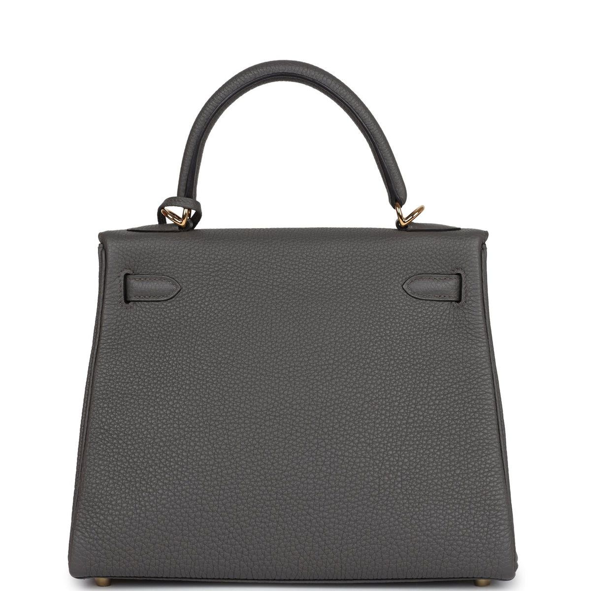 Hermès Kelly Retourne 25 Etain Togo Gold Hardware