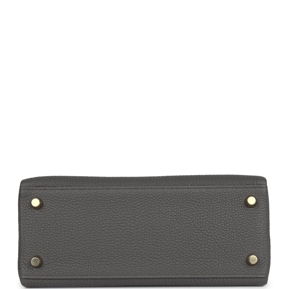 Hermès Kelly Retourne 25 Etain Togo Gold Hardware