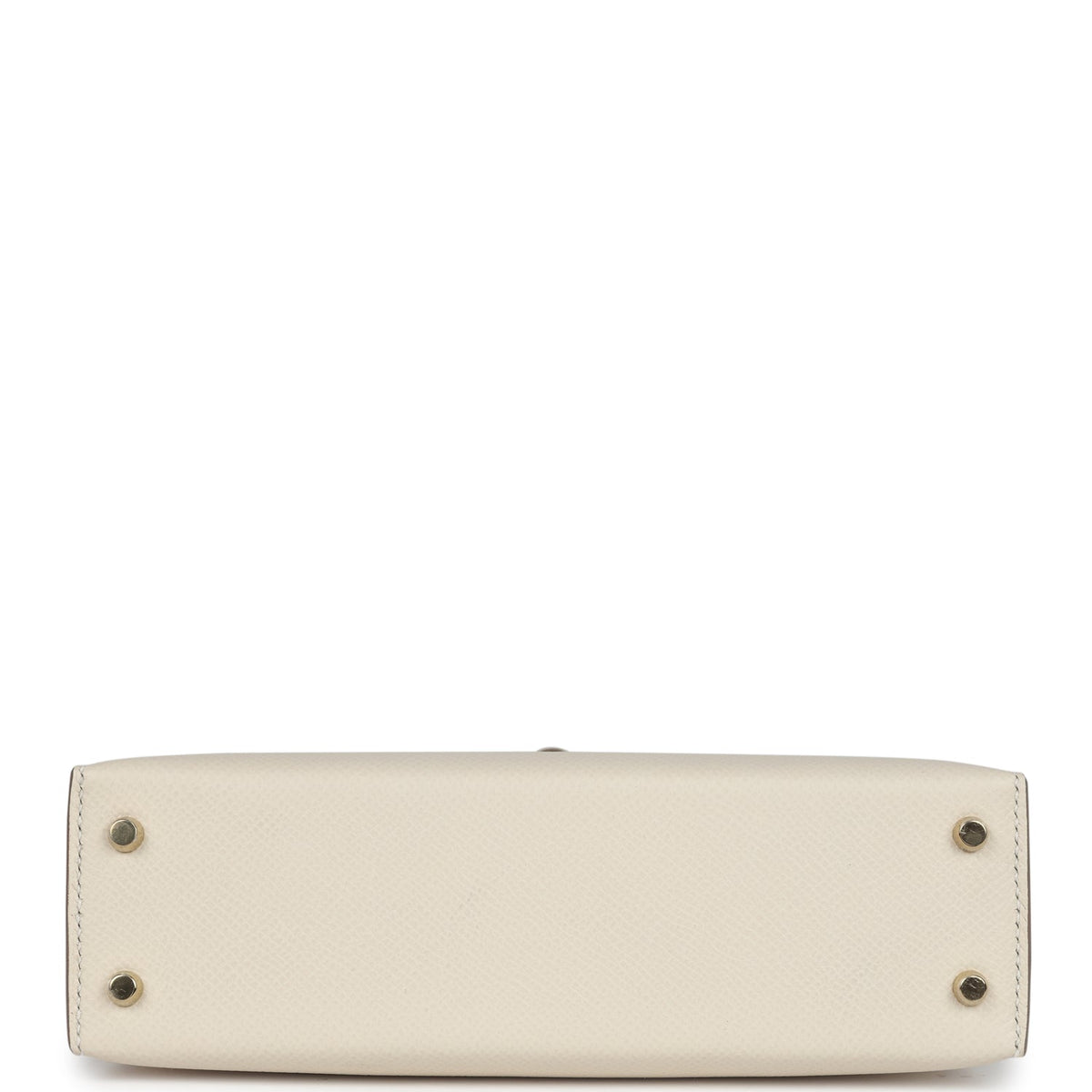 Hermès Special Order (HSS) Kelly Sellier 20 Craie and Mauve Pale Epsom Permabrass Hardware
