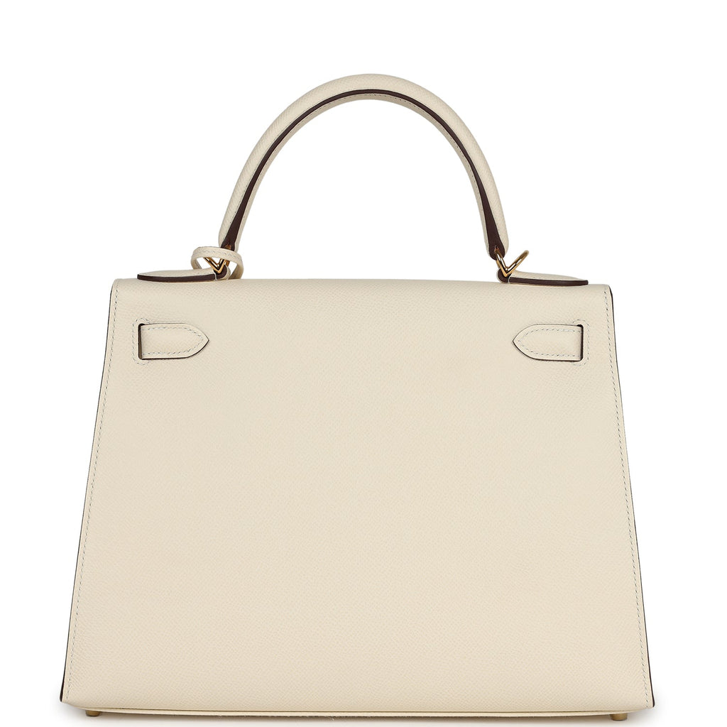 Hermès Kelly Sellier 28 Nata Epsom Gold Hardware