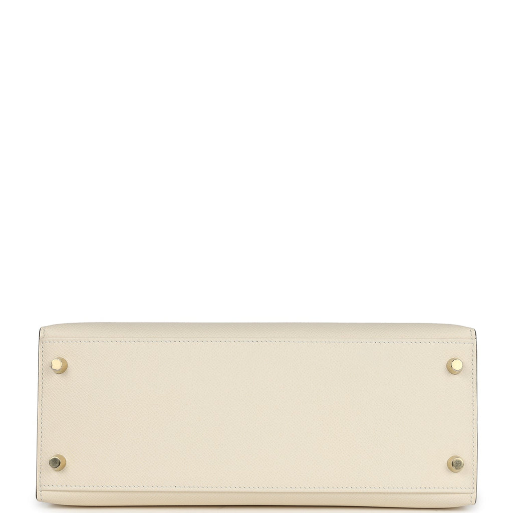 Hermès Kelly Sellier 28 Nata Epsom Gold Hardware