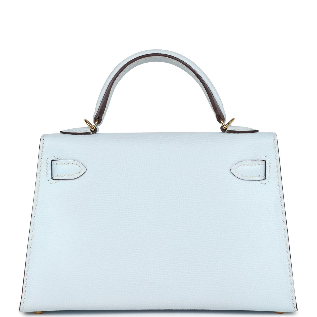 Hermès Kelly Sellier 20 Bleu Brume Epsom Gold Hardware