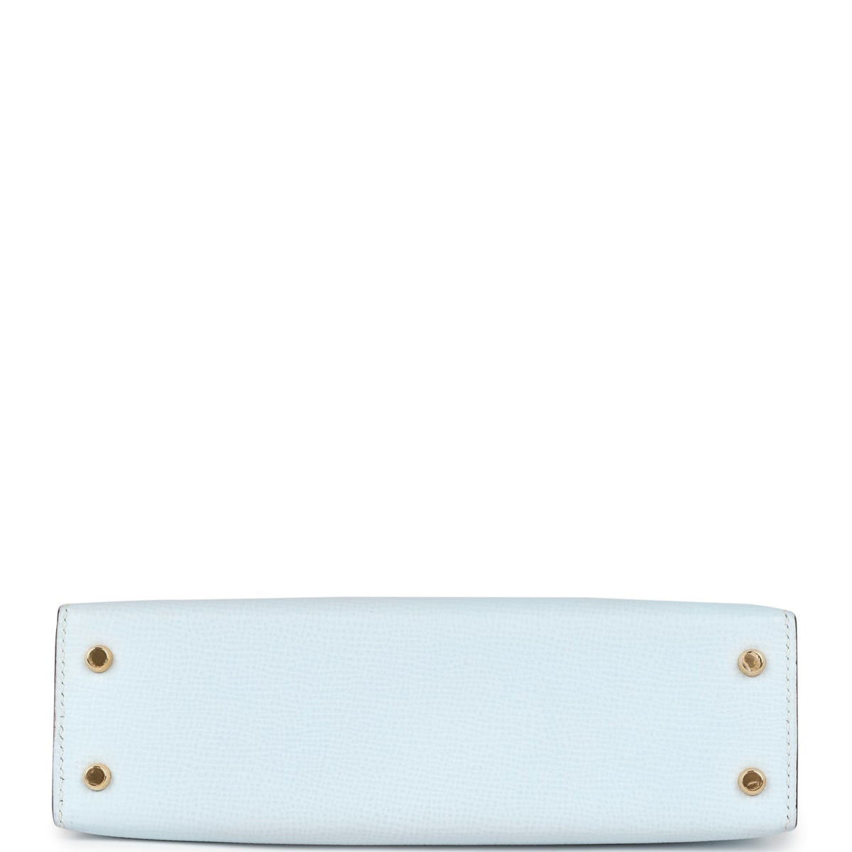 Hermès Kelly Sellier 20 Bleu Brume Epsom Gold Hardware