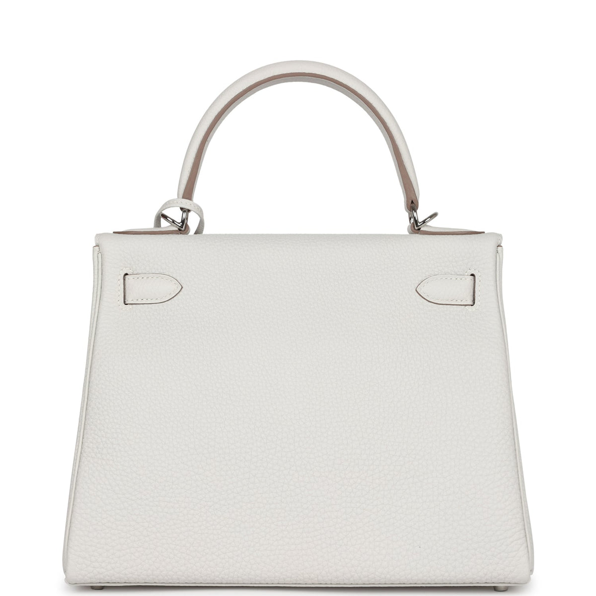 Hermès Kelly Retourne 28 Gris Pale Togo Palladium Hardware