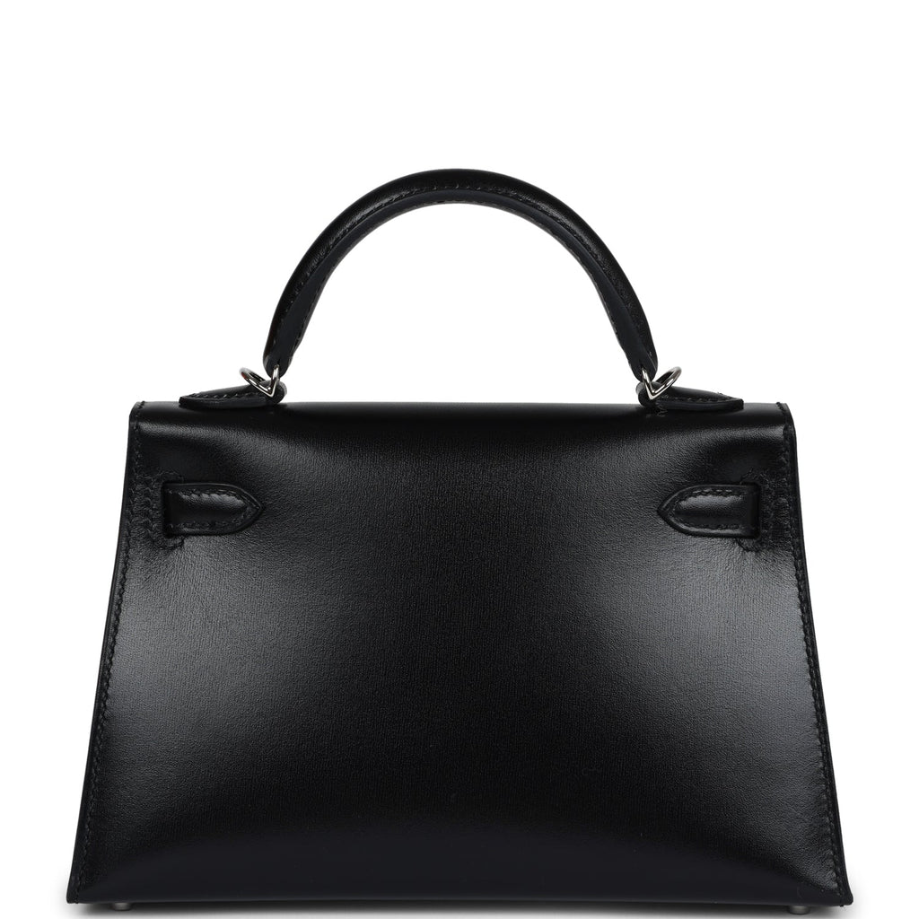 Hermès Kelly Sellier 20 Clouté Black Box Palladium Hardware