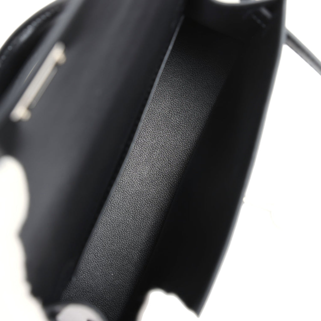 Hermès Kelly Sellier 20 Clouté Black Box Palladium Hardware