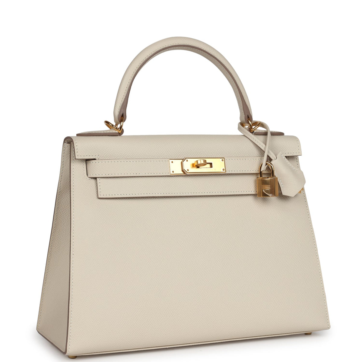 Hermès Kelly Sellier 28 Craie Epsom Gold Hardware