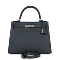 Hermès Kelly Sellier 28 Gris Misty Epsom Palladium Hardware