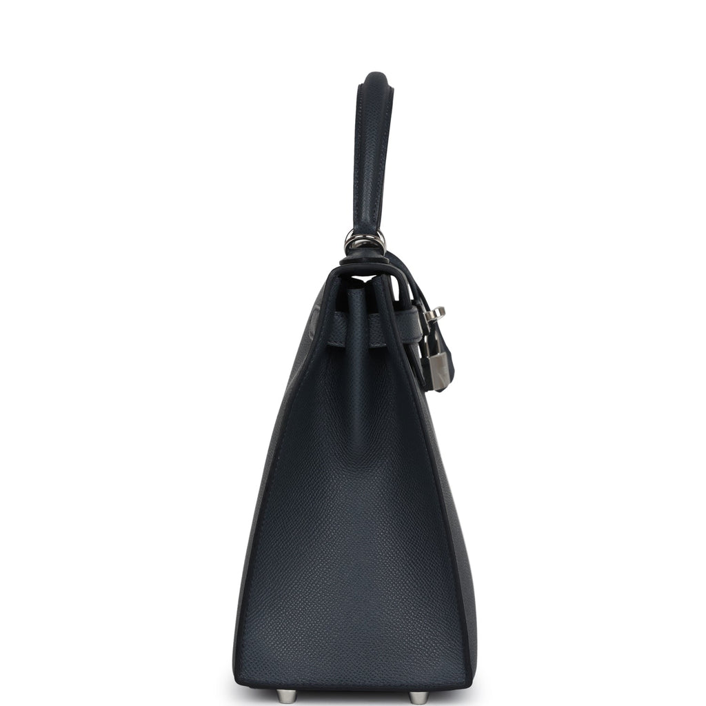 Hermès Kelly Sellier 28 Gris Misty Epsom Palladium Hardware