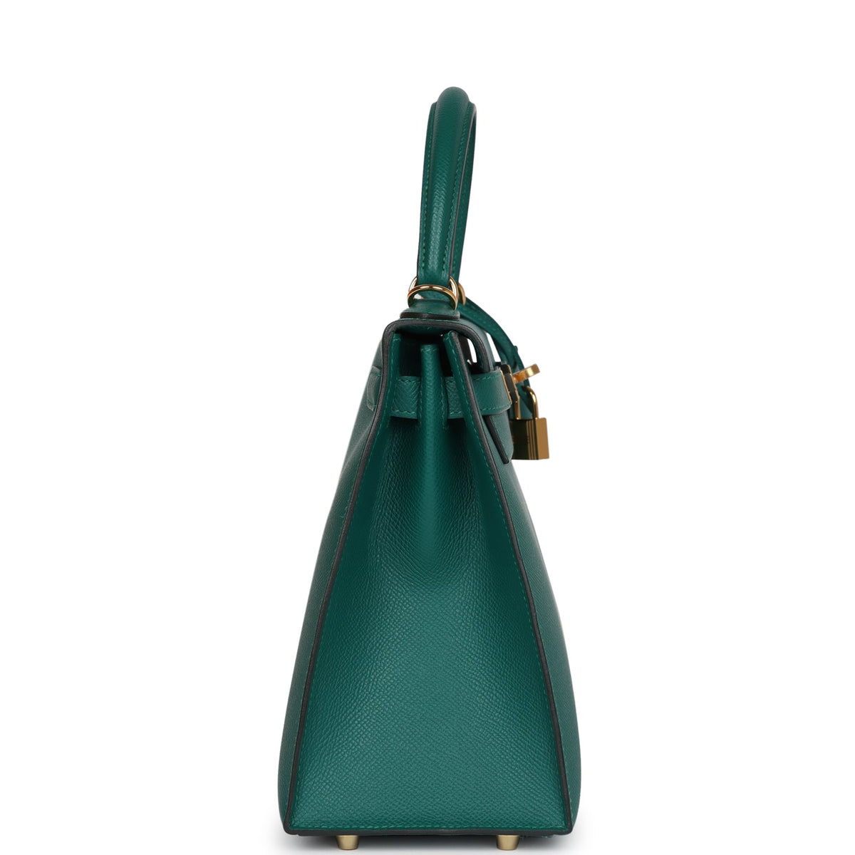 Hermès Kelly Sellier 28 Malachite Epsom Gold Hardware