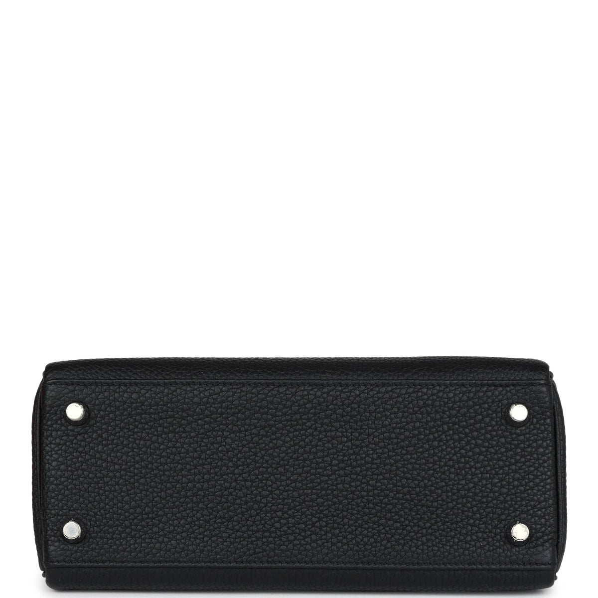 Hermès Kelly Retourne 25 Black Togo Palladium Hardware
