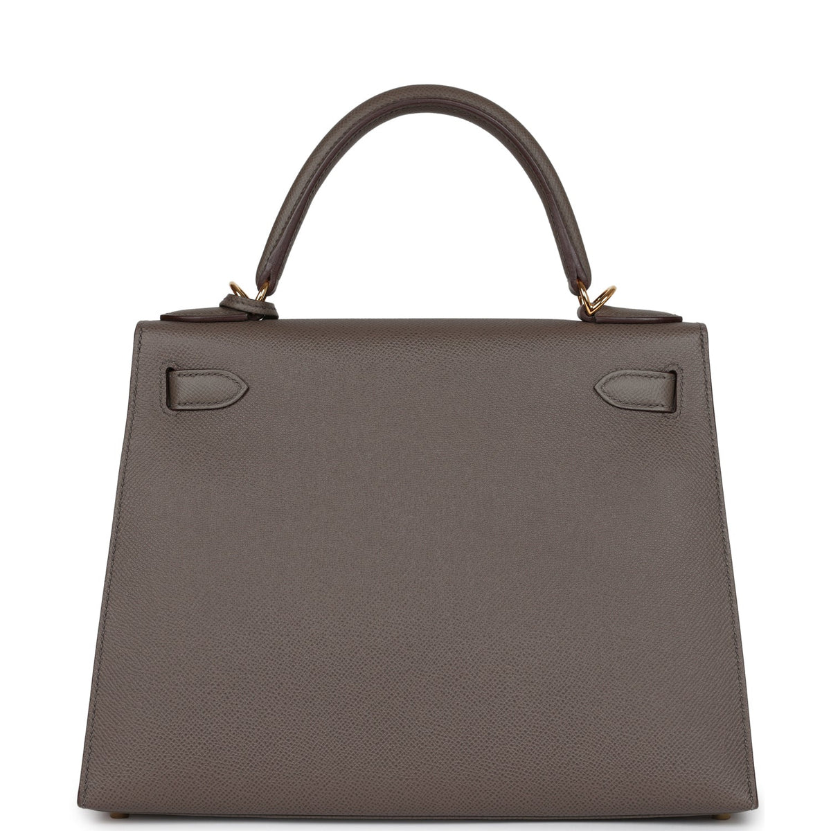 Hermès Kelly Sellier 28 Etain Epsom Gold Hardware
