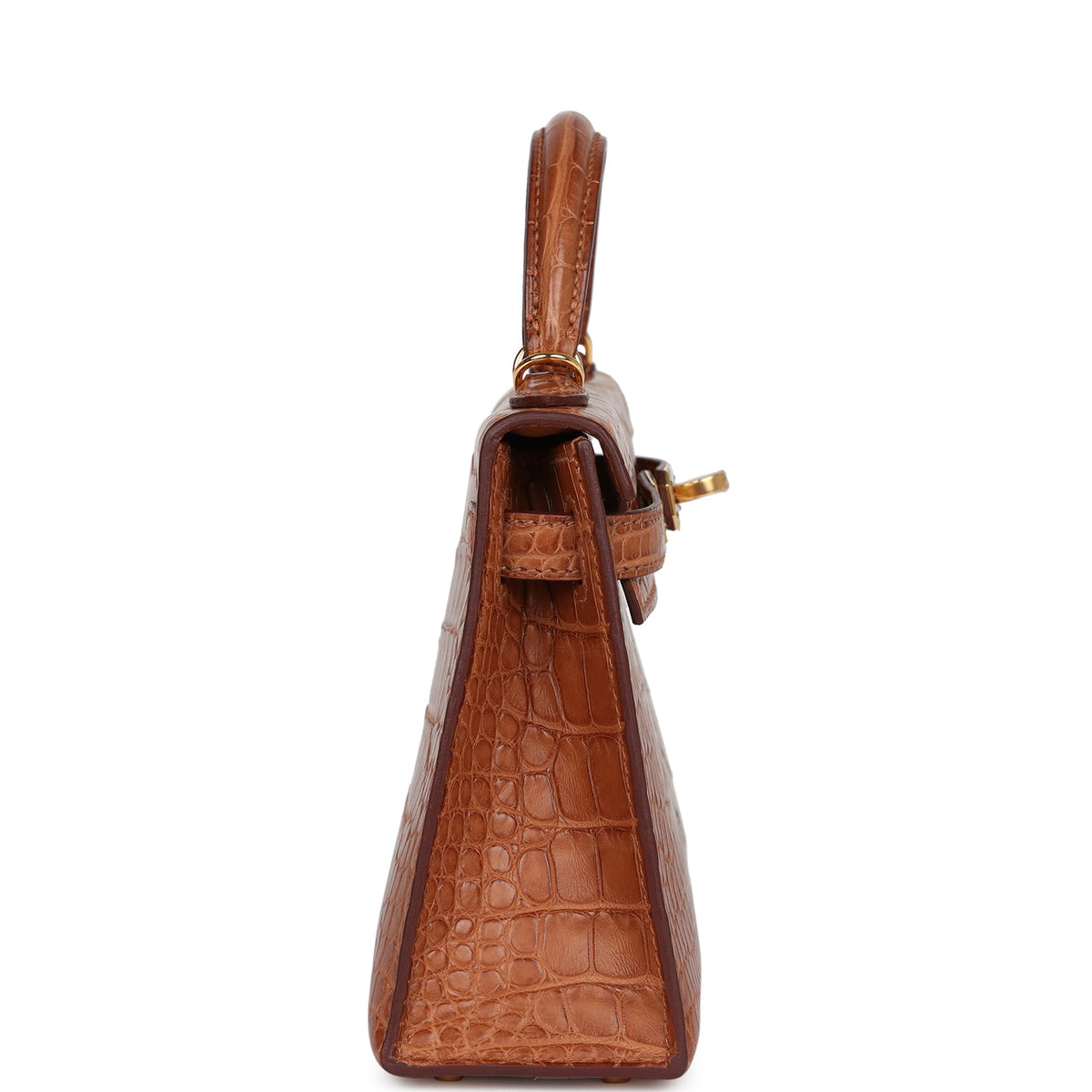 Hermès Kelly Sellier 20 Gold Matte Faux Leather Gold Hardware