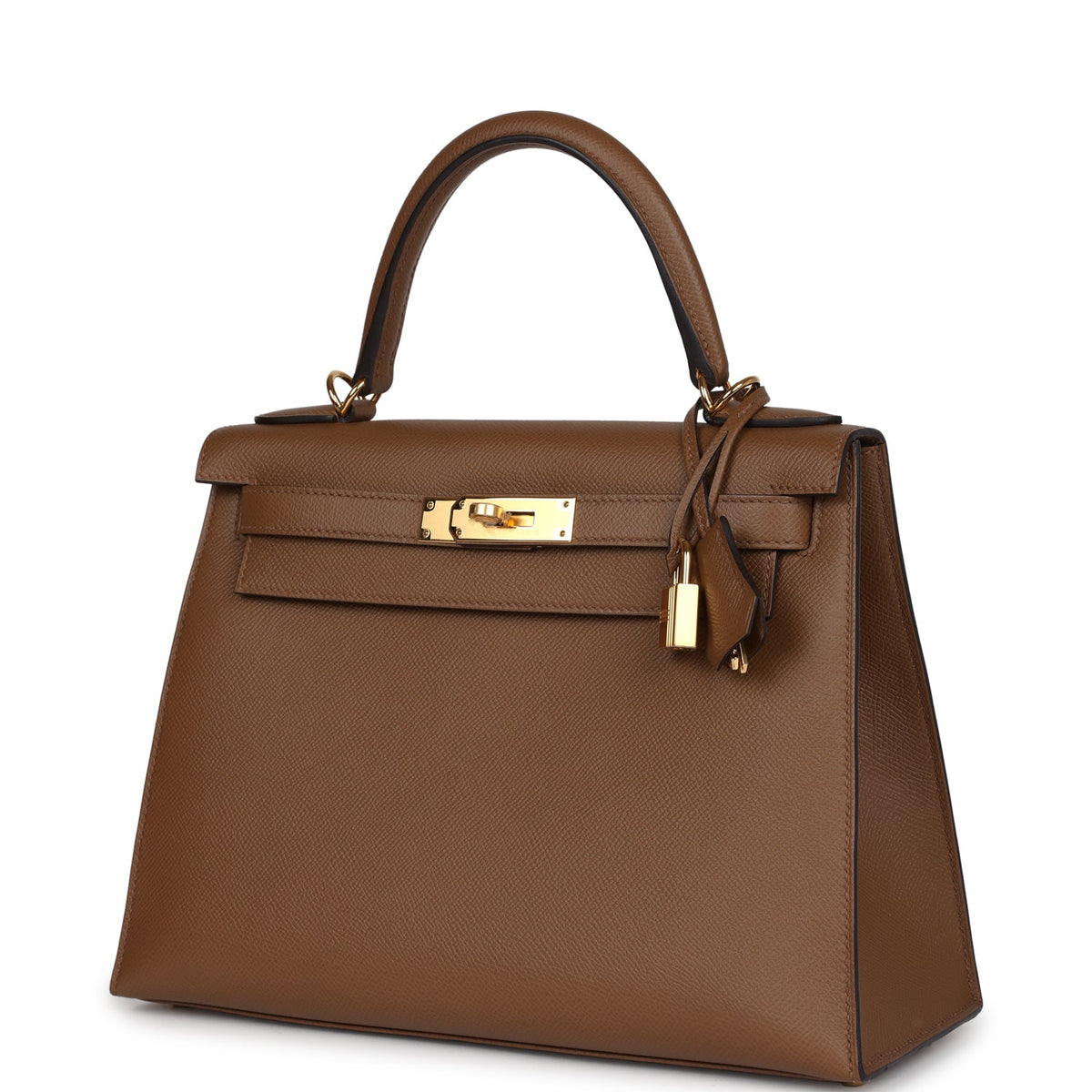 Hermès Kelly Sellier 28 Alezan Epsom Gold Hardware